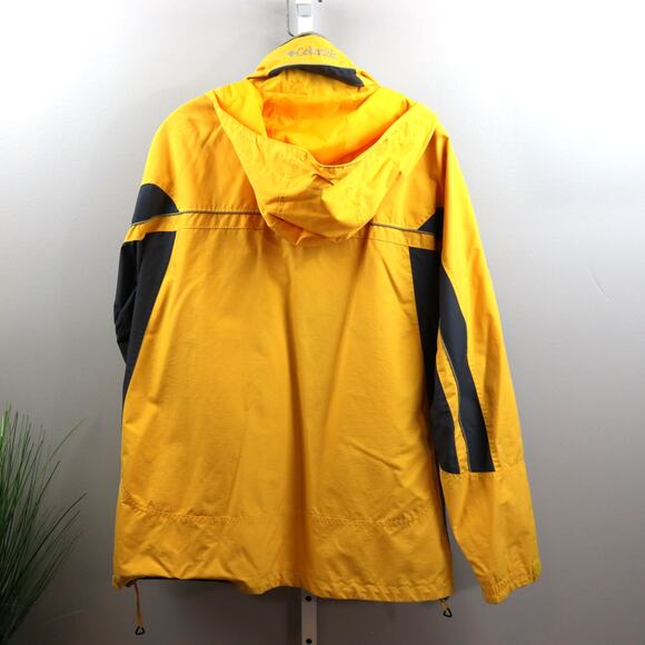 Columbia Sportswear Core Interchange Jacket Men’s Large Yellow Gray - Picture 3 of 4